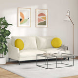 Cuscini per Seduta 2 pcs Giallo  40 x 13 cm Velluto
