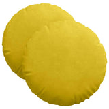 Cuscini per Seduta 2 pcs Giallo  40 x 13 cm Velluto