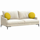 Cuscini per Seduta 2 pcs Giallo  40 x 13 cm Velluto