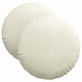 Cuscini per Seduta 2 pcs Crema  40 x 13 cm Velluto