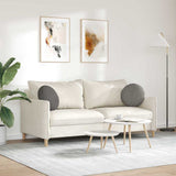 Cuscini per Seduta 2 pcs Grigio chiaro  40 cm Tessuto in Cords