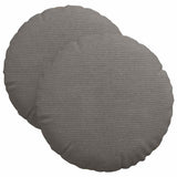 Cuscini per Seduta 2 pcs Grigio chiaro  40 cm Tessuto in Cords