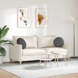 Cuscini per Seduta 2 pcs Grigio scuro  40 cm Tessuto in Cords