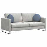 Cuscini per Seduta 2 pcs Blu  40 cm Tessuto in Cords