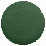 Cuscini per Seduta 2 pcs Verde Scuro  40 cm Tessuto in Cords
