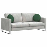 Cuscini per Seduta 2 pcs Verde Scuro  40 cm Tessuto in Cords