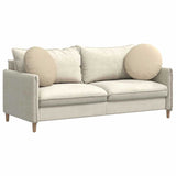 Cuscini per Seduta 2 pcs Crema 50 x 19 cm Tessuto