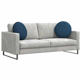 Cuscini per Seduta 2 pcs Blu 50 x 19 cm Tessuto