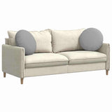 Cuscini per Seduta 2 pcs Grigio Nuvola 50 x 19 cm Tessuto