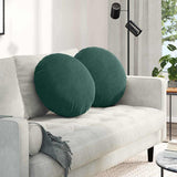 Cuscini per Seduta 2 pcs Verde Scuro  40 x 13 cm Velluto