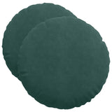 Cuscini per Seduta 2 pcs Verde Scuro  40 x 13 cm Velluto