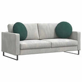 Cuscini per Seduta 2 pcs Verde Scuro  40 x 13 cm Velluto