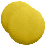 Cuscini per Seduta 2 pcs Giallo  40 x 13 cm Velluto
