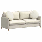 Cuscini per Seduta 2 pcs Crema  40 x 13 cm Velluto