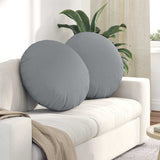 Cuscini per Seduta 2 pcs Grigio chiaro 60 x 21 cm Tessuto