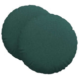 Cuscini per Seduta 2 pcs Verde Scuro 60 x 21 cm Tessuto
