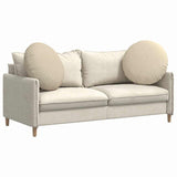 Cuscini per Seduta 2 pcs Crema 60 x 21 cm Tessuto