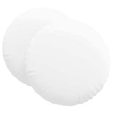 Cuscini per Seduta 2 pcs Bianco 60 x 21 cm Tessuto