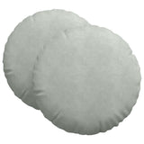 Cuscini per Seduta 2 pcs Grigio chiaro  40 x 13 cm Velluto