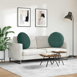 Cuscini per Seduta 2 pcs Verde Scuro  40 x 13 cm Velluto