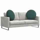 Cuscini per Seduta 2 pcs Verde Scuro  40 x 13 cm Velluto
