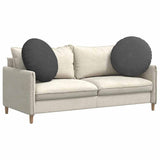 Cuscini per Seduta 2 pcs Grigio scuro  60 cm Tessuto in Cords