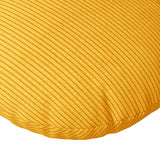 Cuscini per Seduta 2 pcs Giallo Chiaro  60 cm Tessuto in Cords