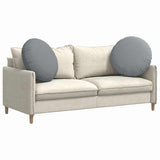 Cuscini per Seduta 2 pcs Grigio chiaro 80 x 29 cm Tessuto