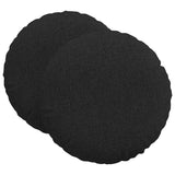 Cuscini per Seduta 2 pcs Nero 80 x 29 cm Tessuto