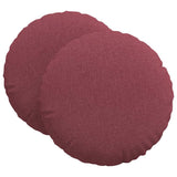 Cuscini per Seduta 2 pcs Rosso Vino 80 x 29 cm Tessuto