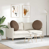 Cuscini per Seduta 2 pcs Marrone 80 x 29 cm Tessuto