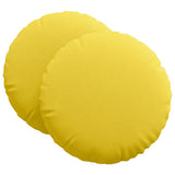 Cuscini per Seduta 2 pcs Giallo Chiaro 80 x 29 cm Tessuto