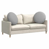 Cuscini per Seduta 2 pcs Grigio Nuvola 80 x 29 cm Tessuto