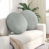 Cuscini per Seduta 2 pcs Grigio chiaro  40 x 13 cm Velluto