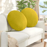 Cuscini per Seduta 2 pcs Giallo 80 x 29 cm Velluto