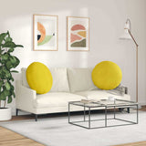 Cuscini per Seduta 2 pcs Giallo 80 x 29 cm Velluto