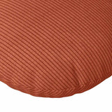 Cuscini per Seduta 2 pcs Rosso Arancio  80 cm Tessuto in Cords