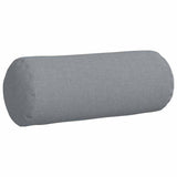 Cuscini a rullo 2 pcs Grigio chiaro  15 x 40 cm Tessuto