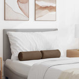 Cuscini a rullo 2 pcs Marrone  15 x 40 cm Tessuto