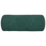 Cuscini a rullo 2 pcs Verde Scuro  15 x 40 cm Tessuto in Cords