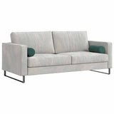 Cuscini a rullo 2 pcs Verde Scuro  15 x 40 cm Tessuto in Cords