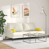 Cuscini a rullo 2 pcs Giallo  15 x 40 cm Tessuto in Cords