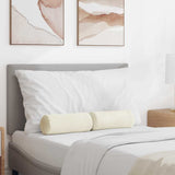 Cuscini a rullo 2 pcs Crema  15 x 40 cm Tessuto in Cords