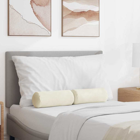 Cuscini a rullo 2 pcs Crema  15 x 40 cm Tessuto in Cords