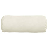 Cuscini a rullo 2 pcs Crema  15 x 40 cm Tessuto in Cords