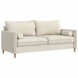 Cuscini a rullo 2 pcs Crema  15 x 40 cm Tessuto in Cords