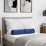 Cuscini a rullo 2 pcs Blu Polizia  15 x 40 cm Tessuto in Cords