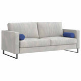 Cuscini a rullo 2 pcs Blu Polizia  15 x 40 cm Tessuto in Cords