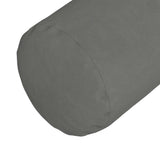Cuscini a rullo 2 pcs Grigio scuro  15 x 40 cm