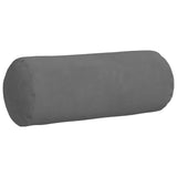 Cuscini a rullo 2 pcs Grigio scuro  15 x 40 cm